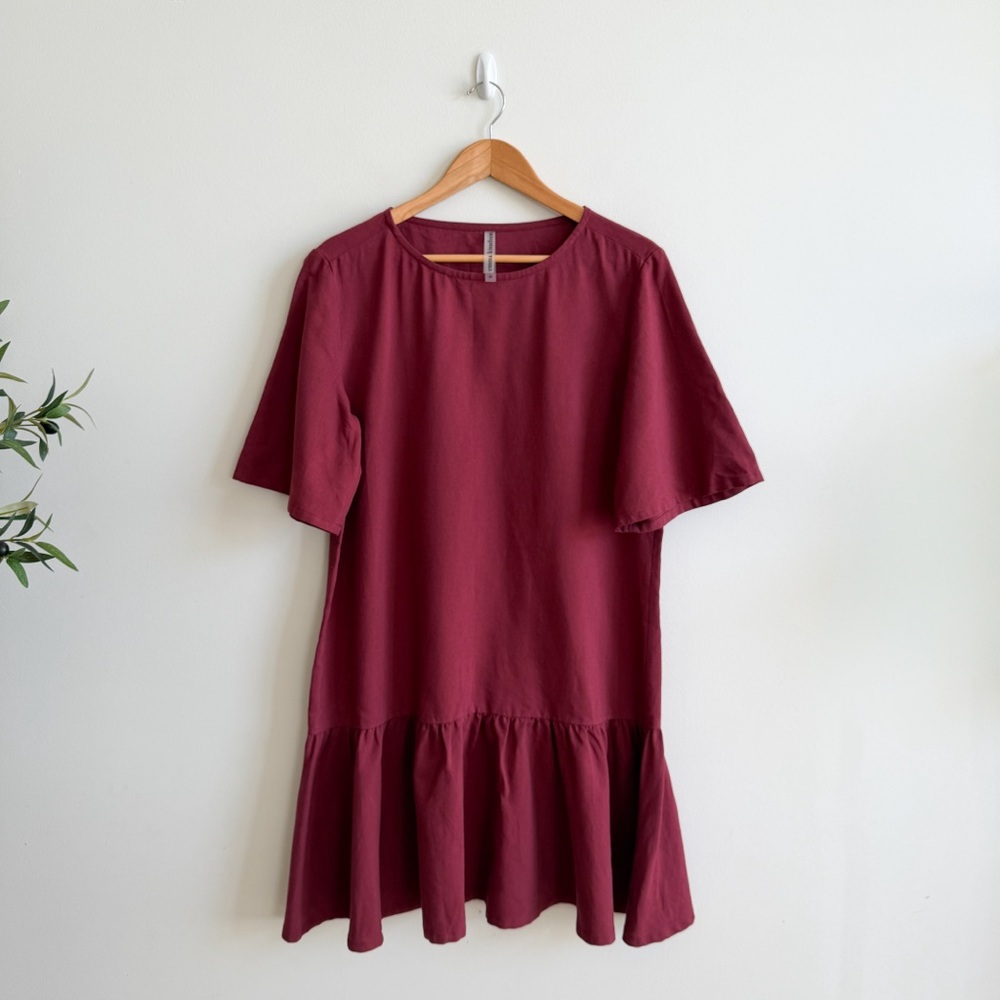 EMMA KNUDSEN • Lauren Dress in Cabernet Red - Picture 2 of 11